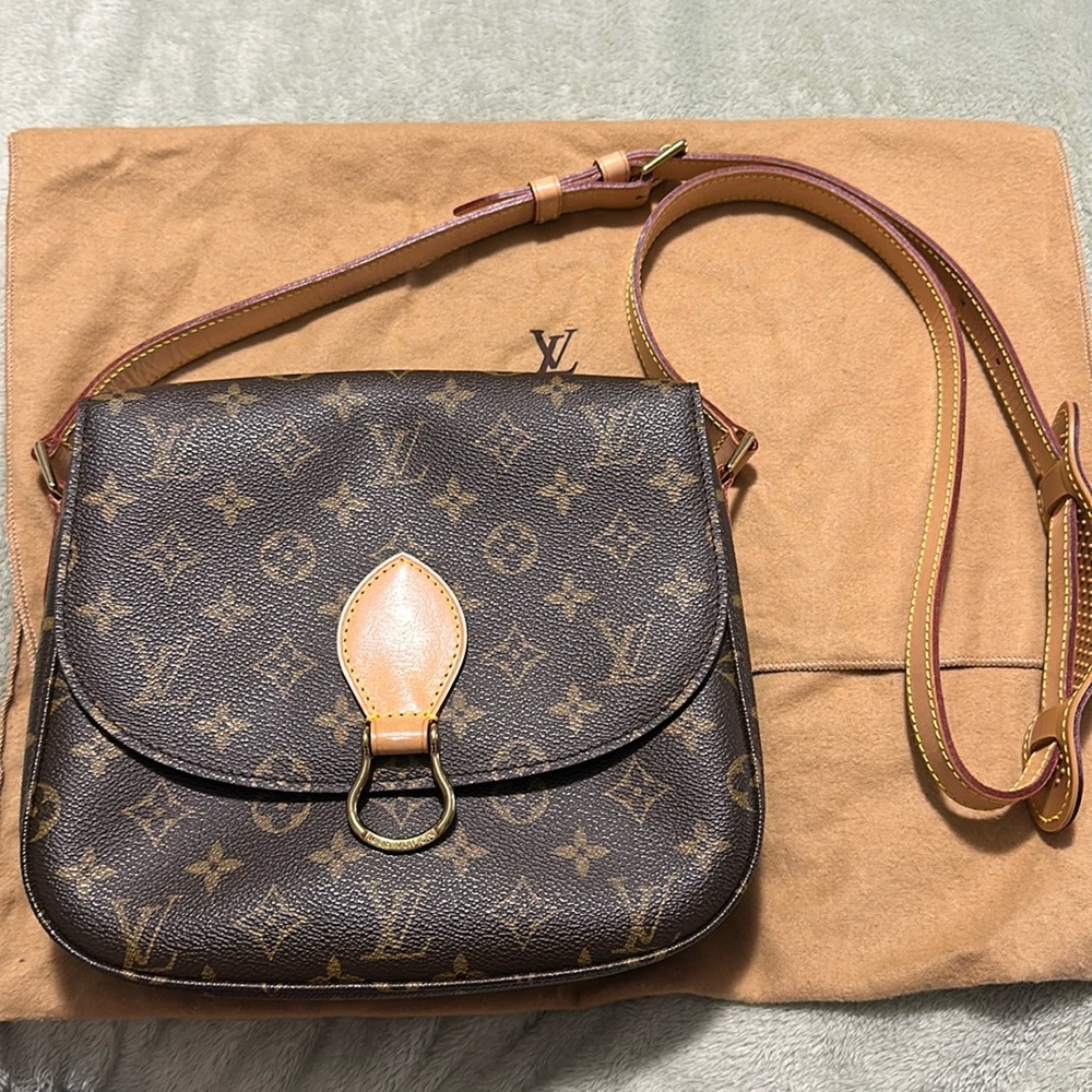 Louis Vuitton Monogram Saint Cloud Saddle Bag